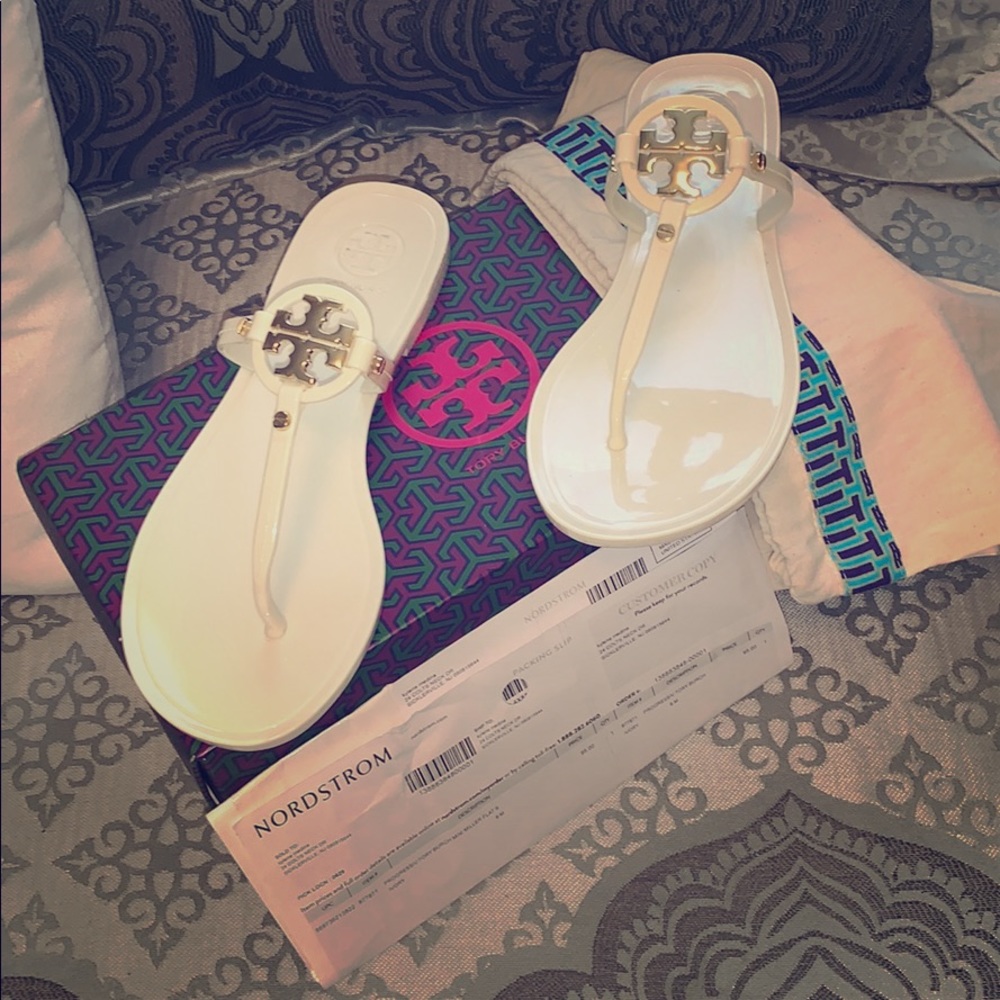 Authentic Tory Burch Mini Miller flat Sandals